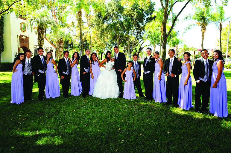 quinceanera and damas