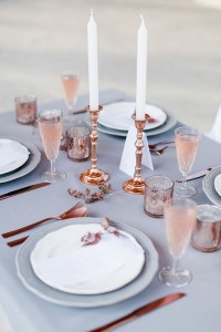 Quartz-rose-table-setting